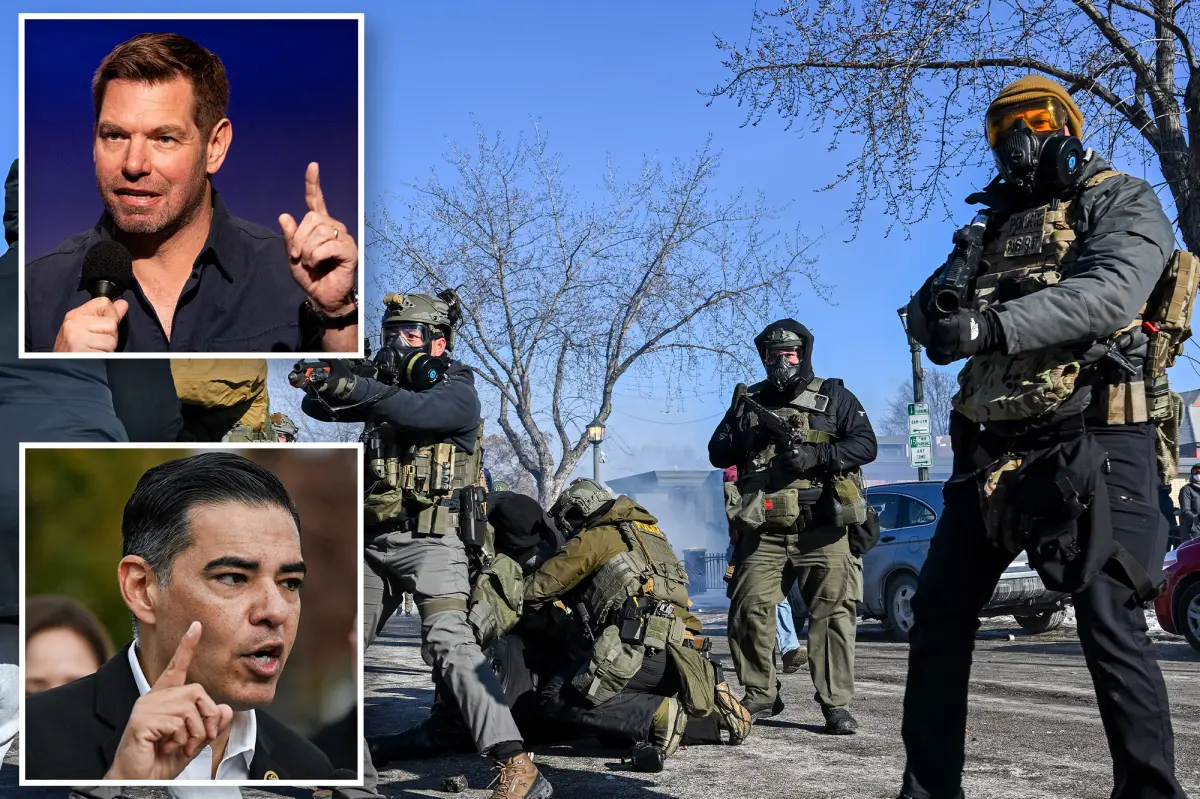 Reps. Ro Khanna and Eric Swalwell promise to take legal action against ICE agents.