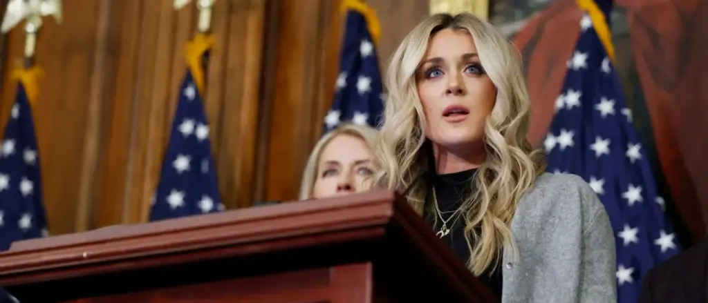 Riley Gaines Shares That She Uses a Bulletproof Blanket for Her 3-Month-Old Daughter Because of Threats