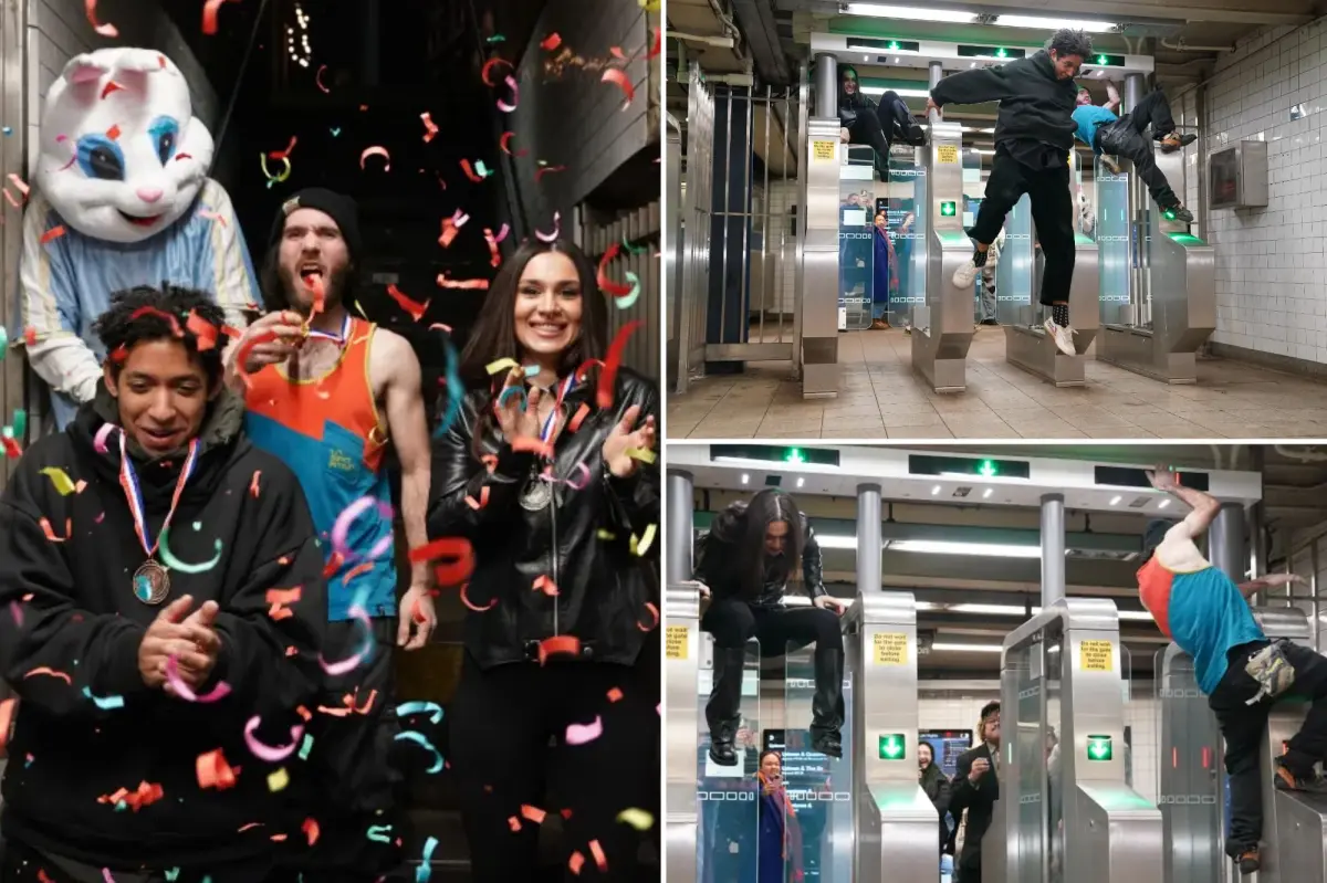 Rock climber wins gold in late-night Fare Evasion Olympics