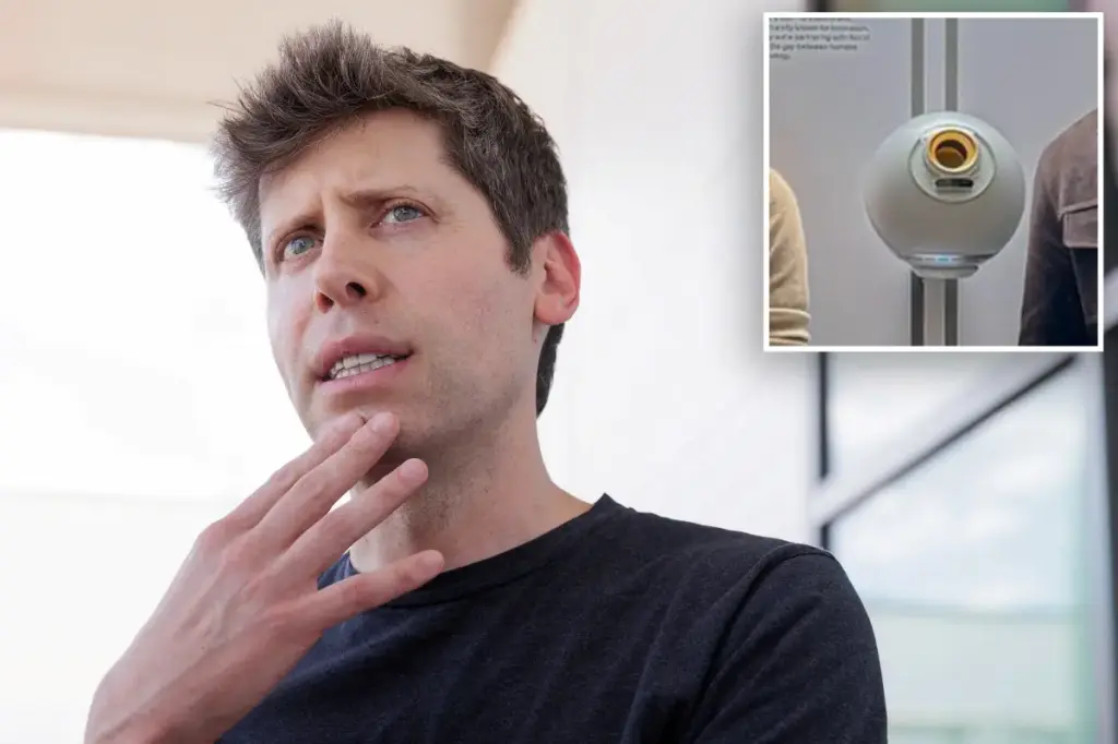 Sam Altman's 'orb' seen in a San Francisco Gap store