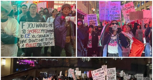 San Antonio Socialists Commemorate Trump Anniversary with a Modest Anti-ICE Protest Close to the Alamo