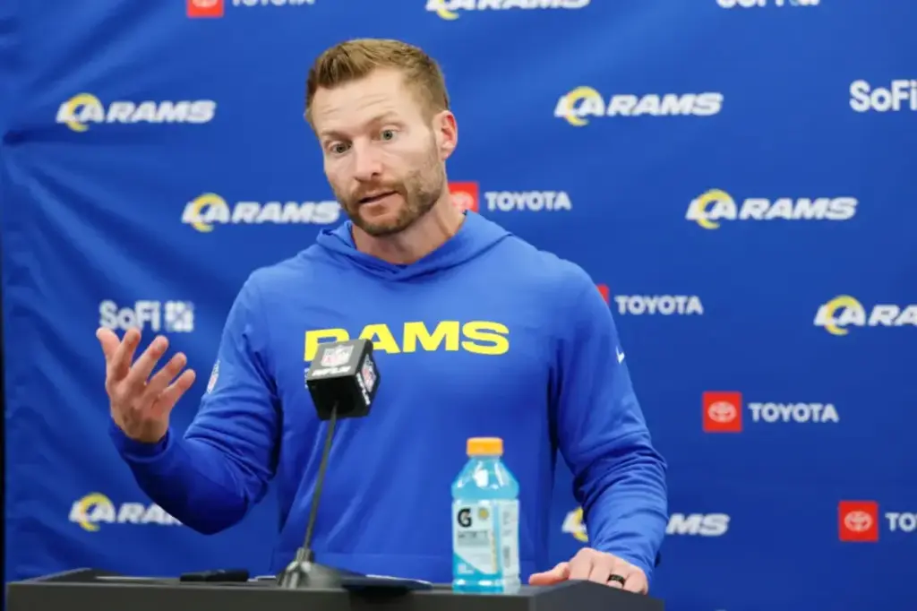 Sean McVay's reaction to the cold weather for the Rams-Bears matchup