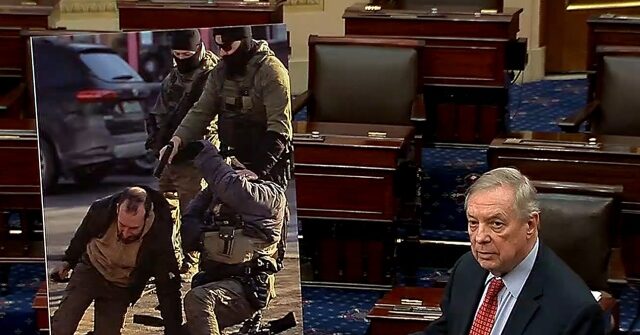 Sen. Dick Durbin Presents AI-Generated Image of Alex Pretti Shooting in Senate Session