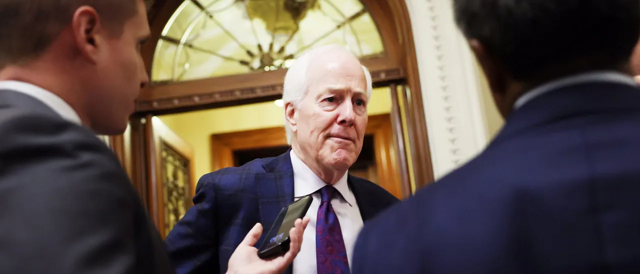 Sen. John Cornyn Teams Up With Thune at the Border as Primary Draws Near