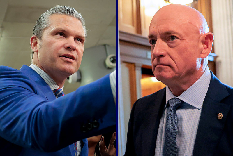 Sen. Kelly sues Hegseth over military criticism