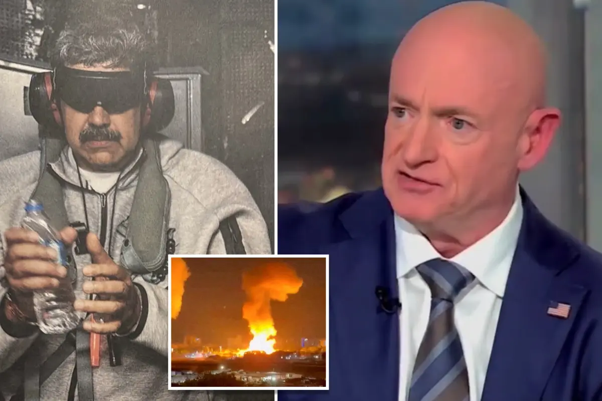 Sen. Mark Kelly refrains from labeling Maduro's arrest and the strikes in Venezuela as 'illegal'