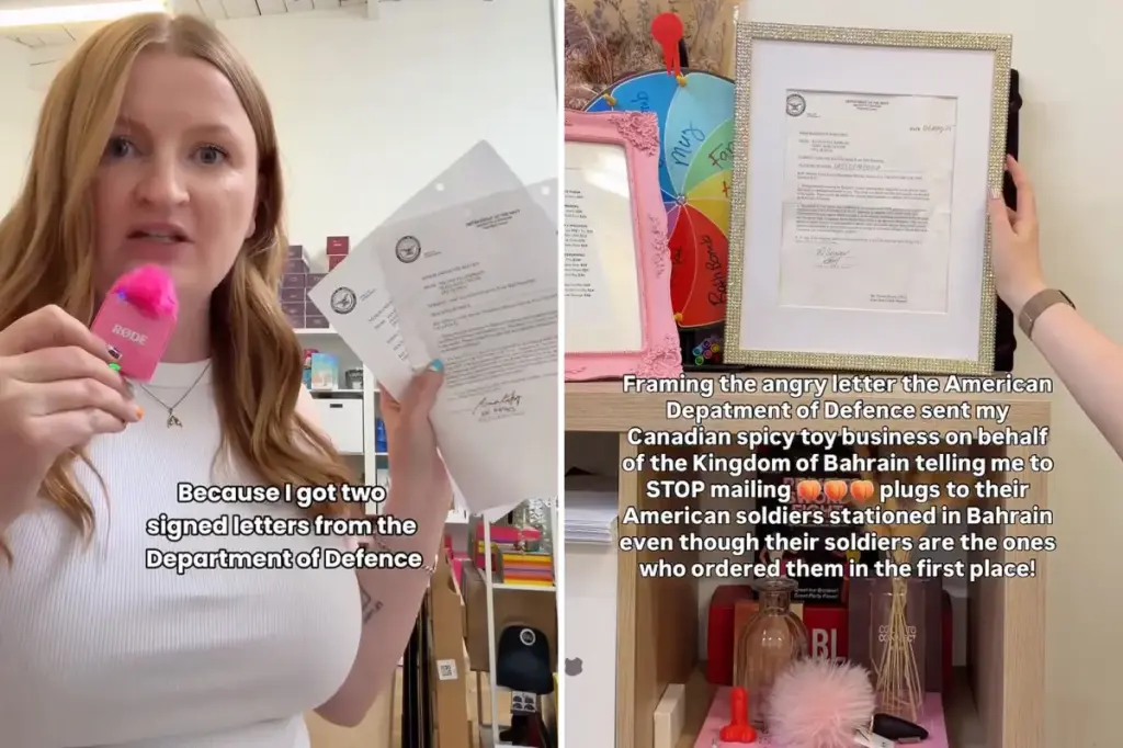 Sex shop in Canada receives letter from US Department of War after its butt plug appears in Bahrain