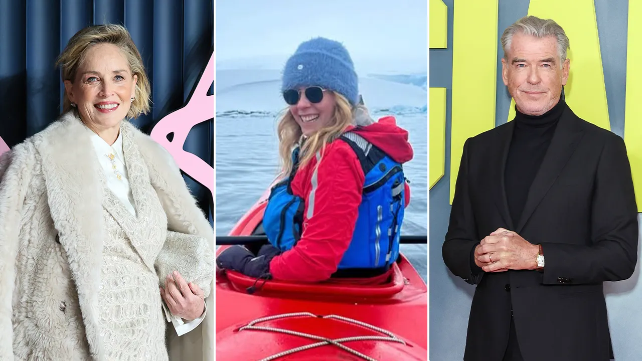 Sharon Stone and Pierce Brosnan back woman's solo journey rowing across the Atlantic