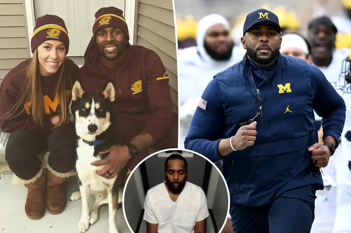 Sherrone Moore's wife made a disturbing 911 call saying he was attempting to take his own life.