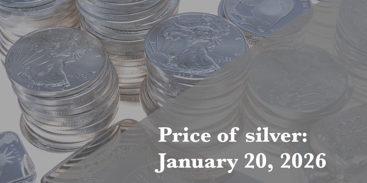 Silver price update for Tuesday, January 20, 2026