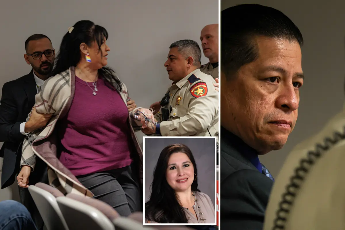 Sister of Uvalde victim Velma Duran removed from school officer's child endangerment trial after outburst