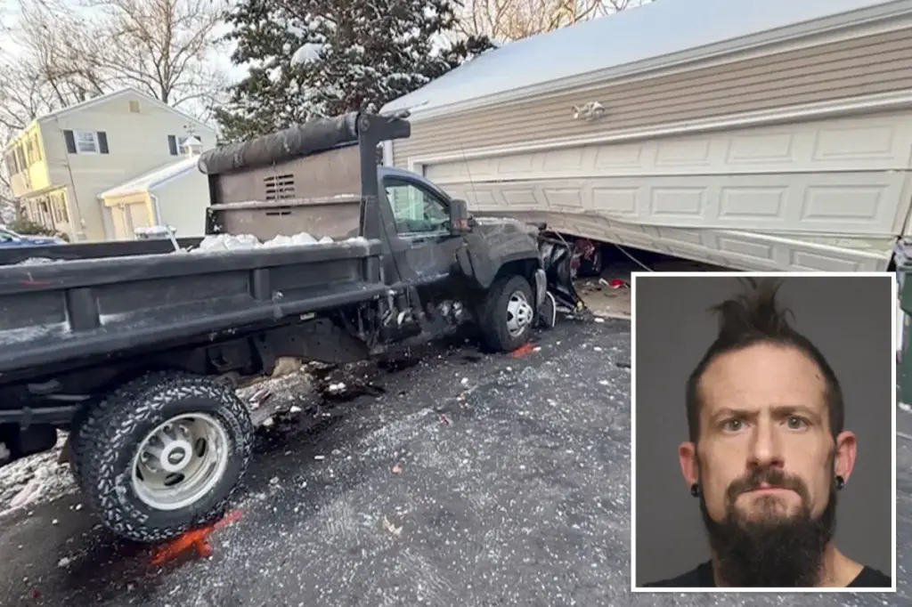Snowplow driver reportedly admitted to using cocaine before crashing into garage