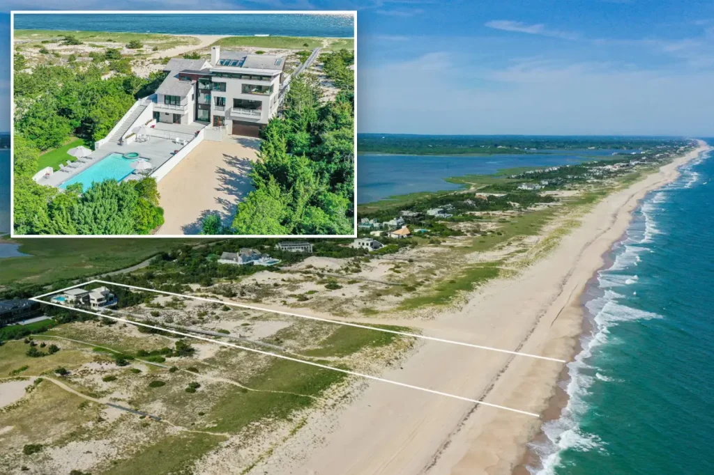 Southampton town decides to purchase a $25.5M beachfront mansion, demolish it, and convert the area into a public parking lot by the shore.