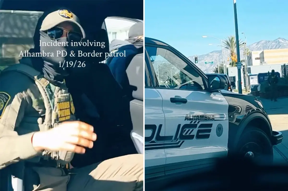 Southern California city anxious after viral video shows police assisting ICE agents