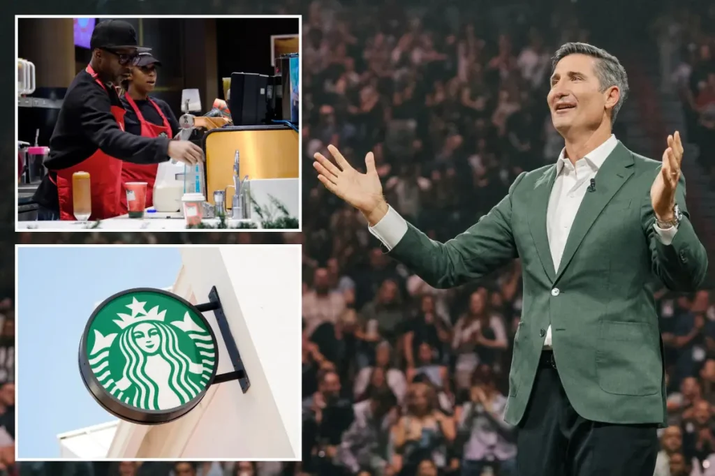 Starbucks CEO states that the brand's appeal is restored following an unexpected rise in sales.