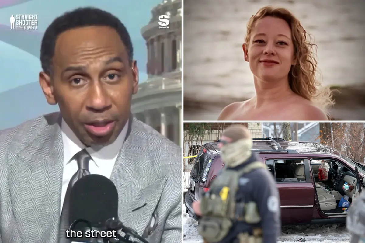 Stephen A Smith says the Minnesota ICE shooting is 'entirely justified' from a 'legal standpoint'