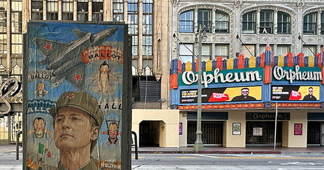 Street Art Depicting 'Invisible Coup' by Comrade Newsom Appears in LA and Sacramento