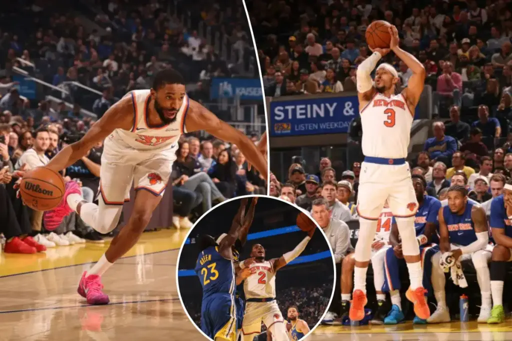 Struggling Knicks stumble without Jalen Brunson in defeat to Warriors, wrapping up a tough road trip