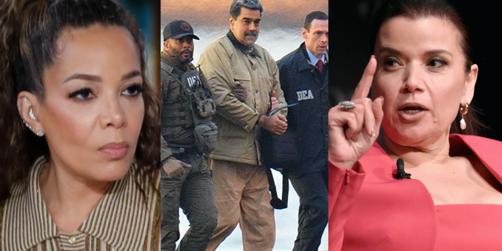 Sunny Hostin refers to Maduro's arrest as an act of 'piracy' and 'imperialism,' while Ana Navarro shares it brought her tears of joy.