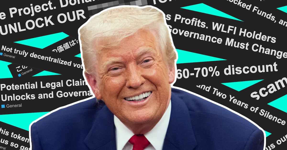Supporters of Trump invested $550 million in his family's crypto token and are now hoping to exit.