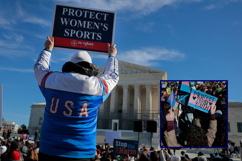 Supreme Court may support state laws that prohibit transgender athletes from competing in women's sports.