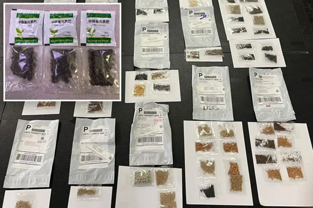 Suspicious Chinese seeds sent to US households in recent scam that may endanger crops, say officials