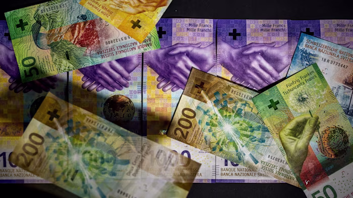 Swiss franc reaches a ten-year peak as traders look for a dependable safe haven.
