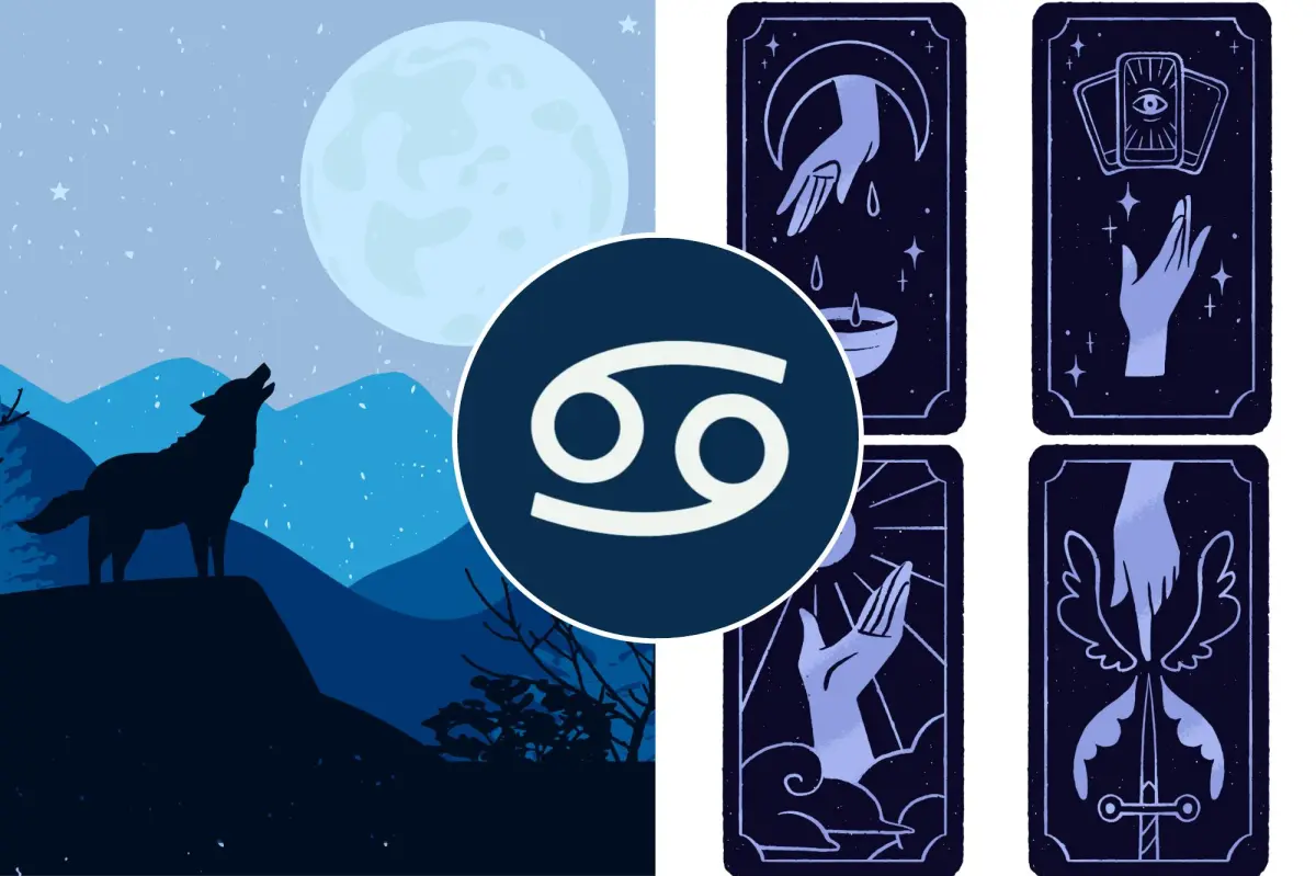 Tarot reading for each zodiac sign during the Full Wolf Moon in Cancer
