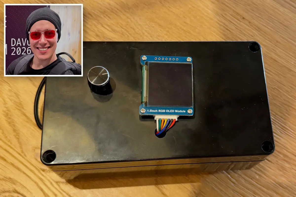 Tech entrepreneur from San Francisco taken into custody in Davos for abandoning a prototype device resembling a bomb.