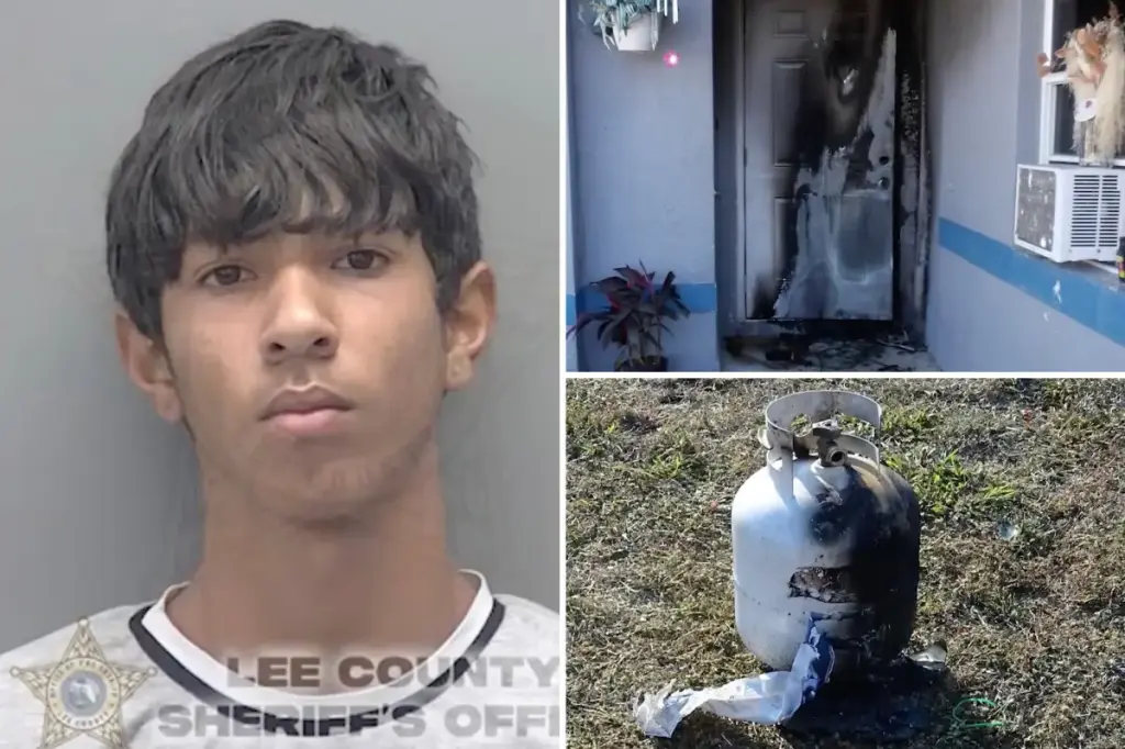 Teen reportedly started fire in home with family of four asleep inside in attempt to harm friend, police say