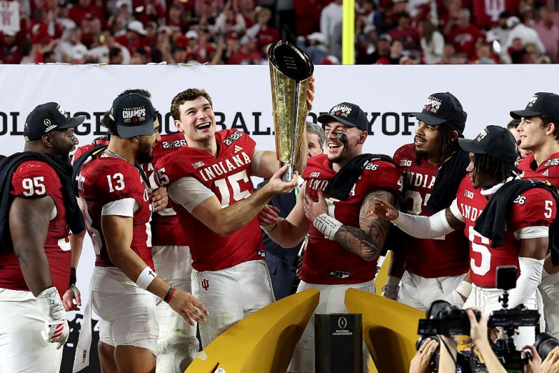 "Thanks to God": QB Fernando Mendoza guides Indiana to national championship victory