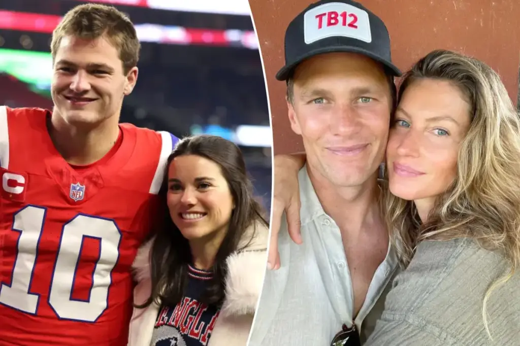 The opinion of Drake Maye's wife on the comments about Gisele Bündchen's TikTok