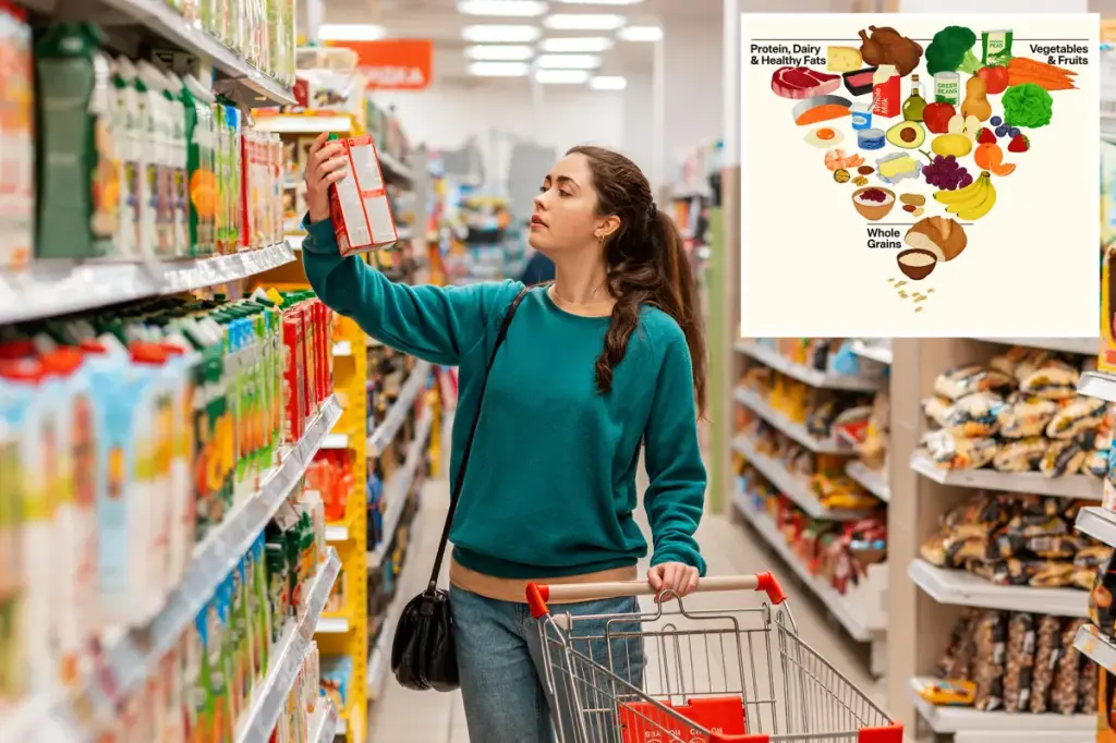 The top and bottom of the new food pyramid, as viewed by doctors