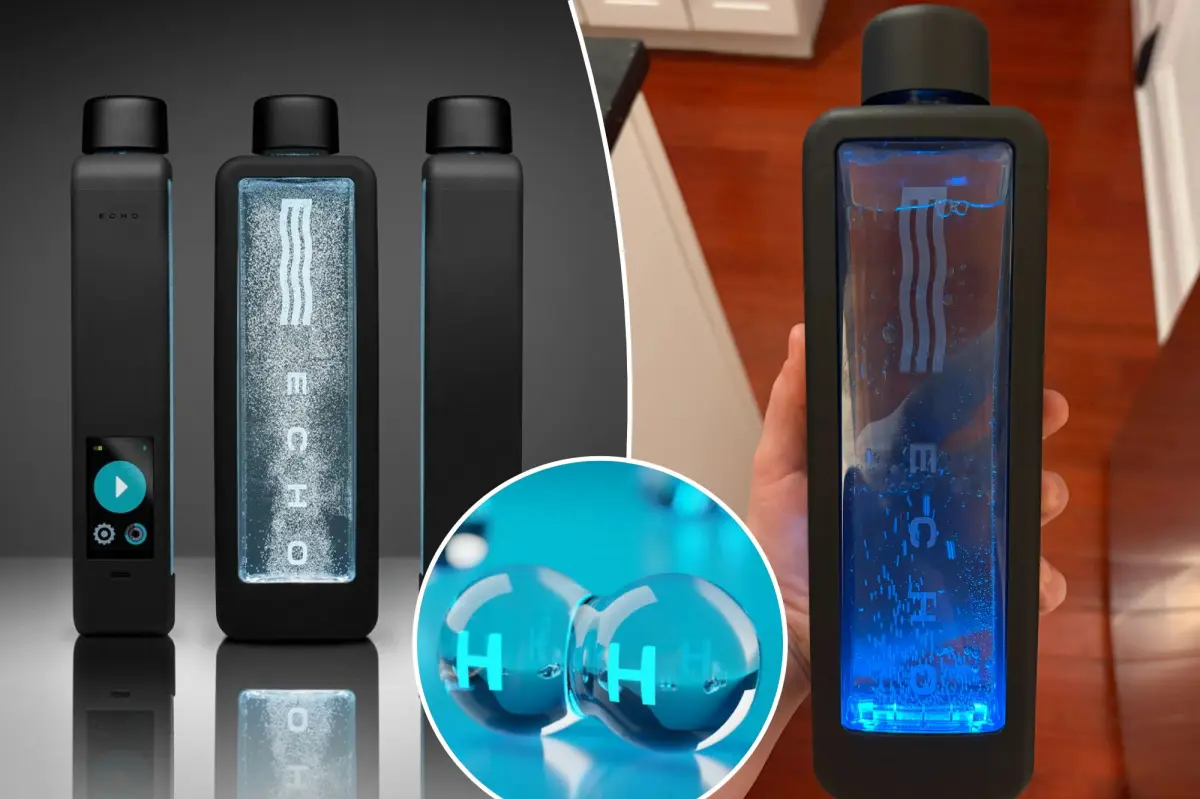This $300 rechargeable bottle creates nutritious hydrogen water
