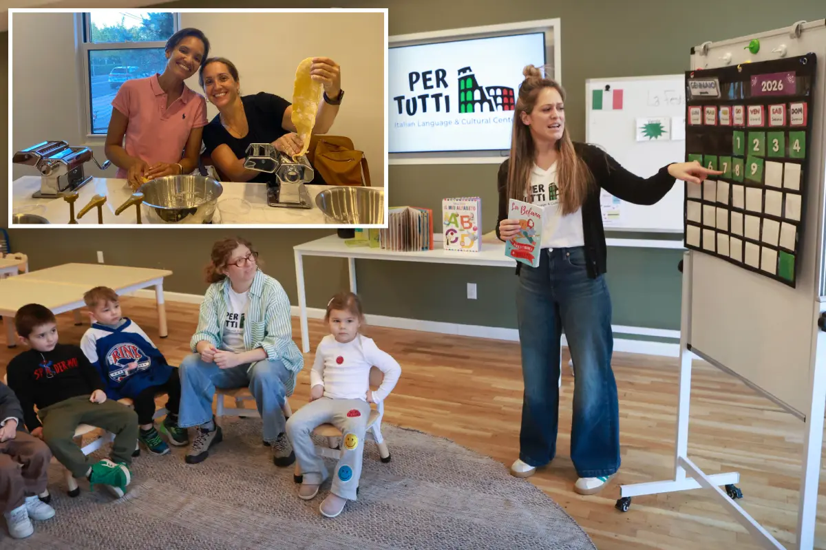 This Italian pre-K in Long Island is so popular with kids that parents are enrolling in classes as well.
