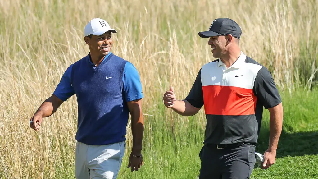 Tiger Woods describes Brooks Koepka's return to the PGA Tour as great for the fans.