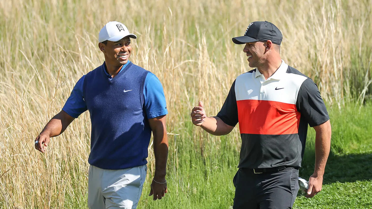 Tiger Woods describes Brooks Koepka's return to the PGA Tour as great for the fans.