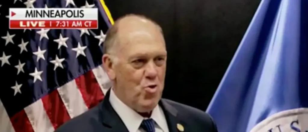 Tom Homan Promises To Maintain Immigration Enforcement Amid Chaos in Minnesota