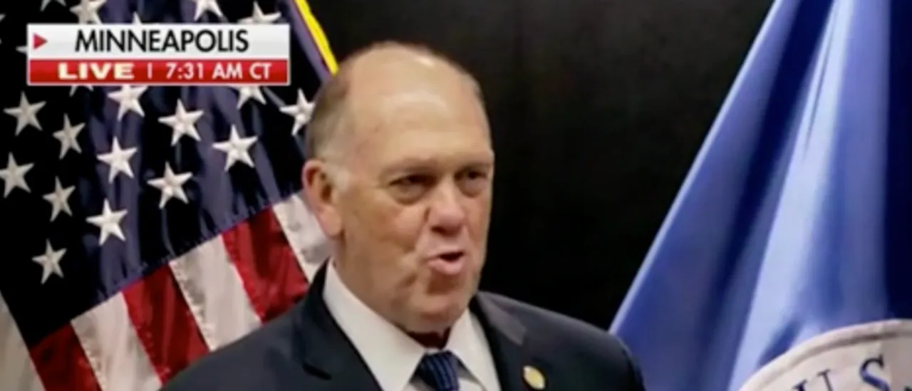 Tom Homan Promises To Maintain Immigration Enforcement Amid Chaos in Minnesota