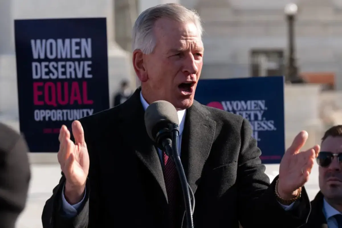 Tommy Tuberville's Republican opponent says the Alabama senator resides in Florida.