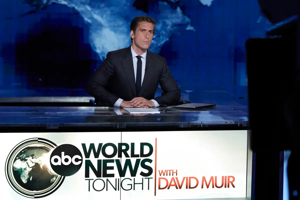 Top spot for 'ABC World News Tonight' over competitors NBC and CBS: Nielsen ratings