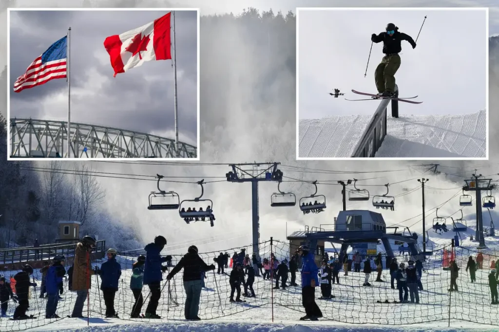 Travel restrictions from Canadians to the US significantly impact ski resorts, according to a report.