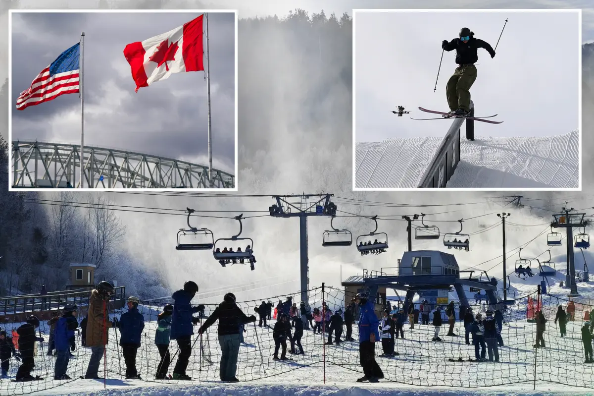 Travel restrictions from Canadians to the US significantly impact ski resorts, according to a report.