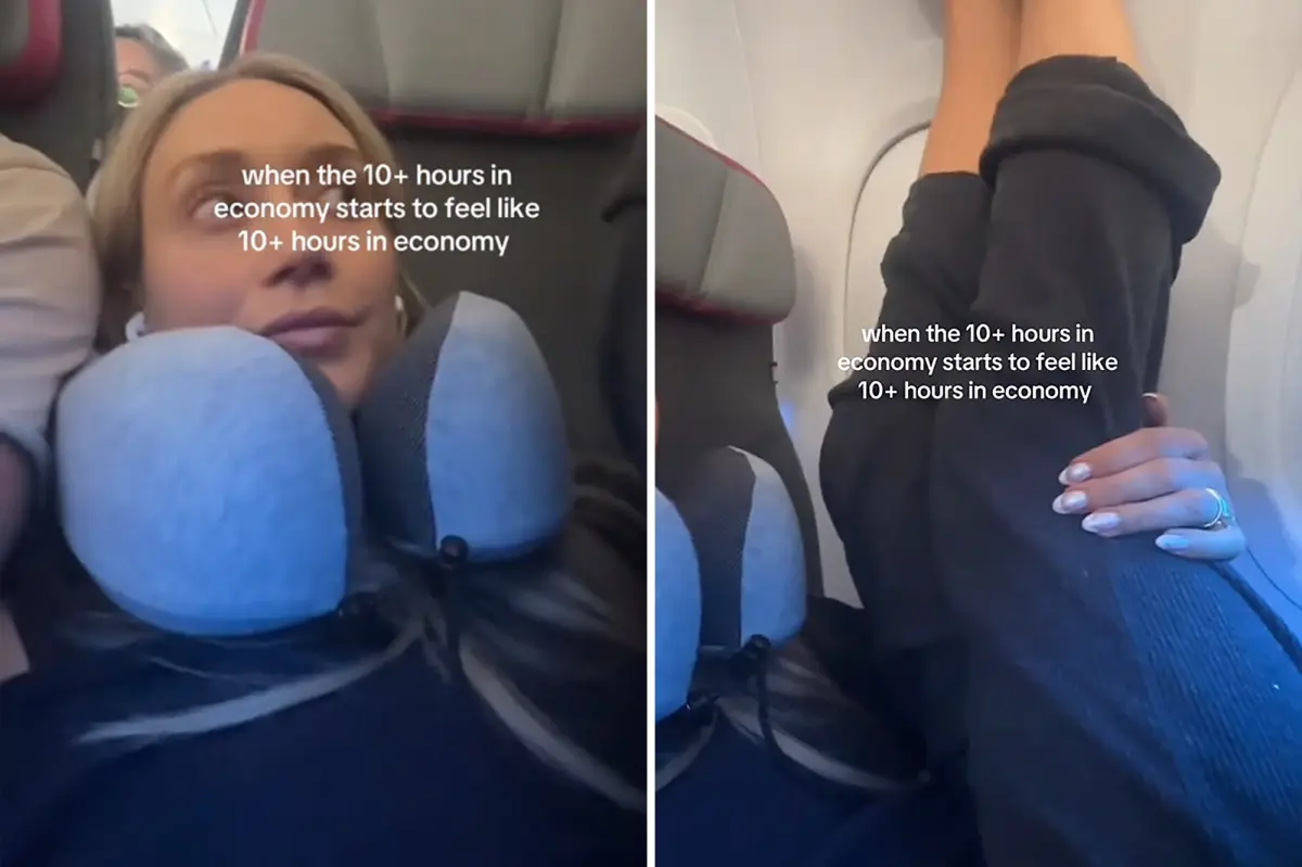 Traveler's clever trick for enduring long flights