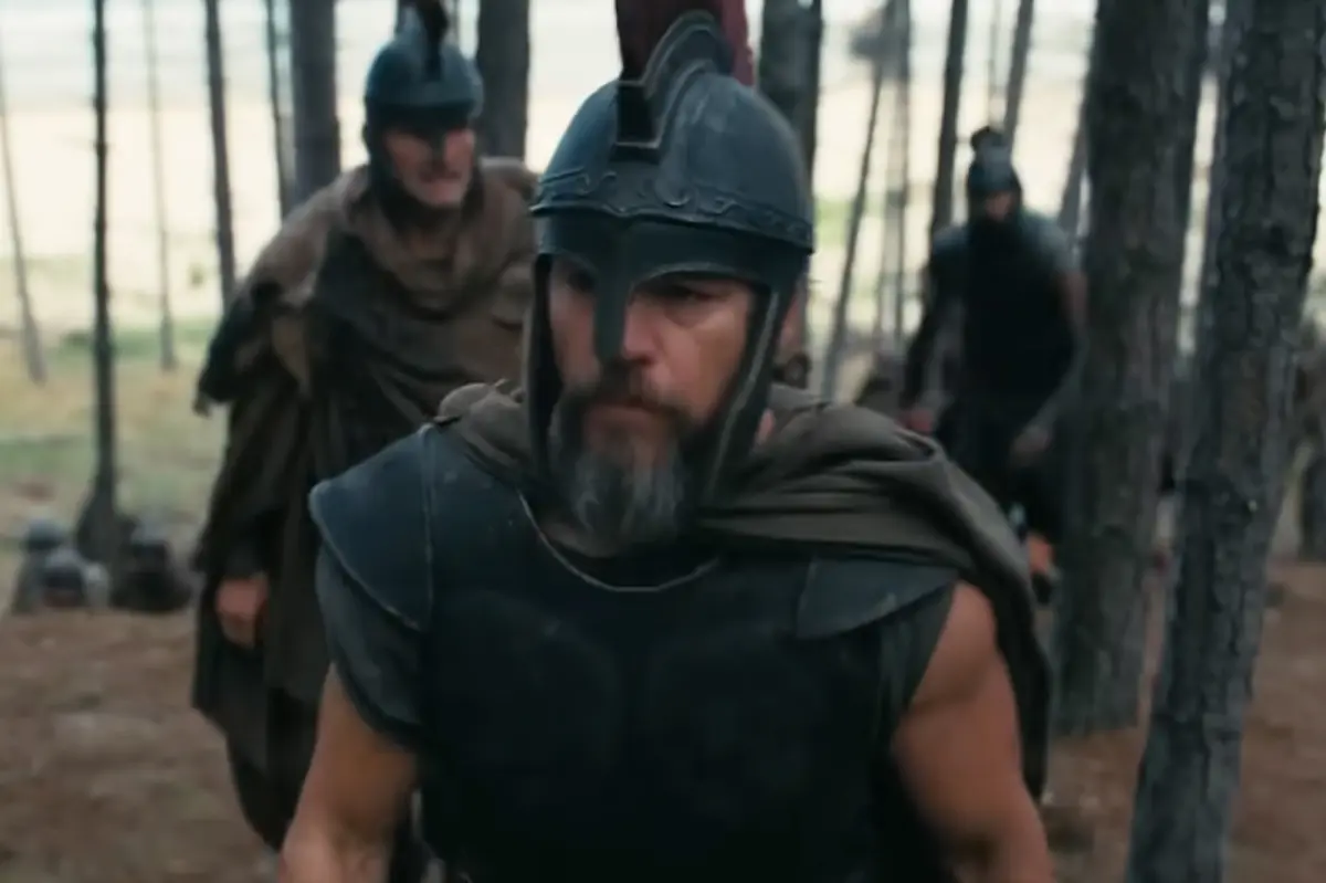 Travis Scott features in the new teaser for 'The Odyssey' directed by Christopher Nolan.