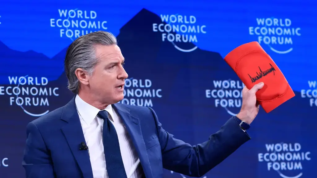 Treasury Secretary Bessent criticizes Newsom following the Davos event and California's policies.