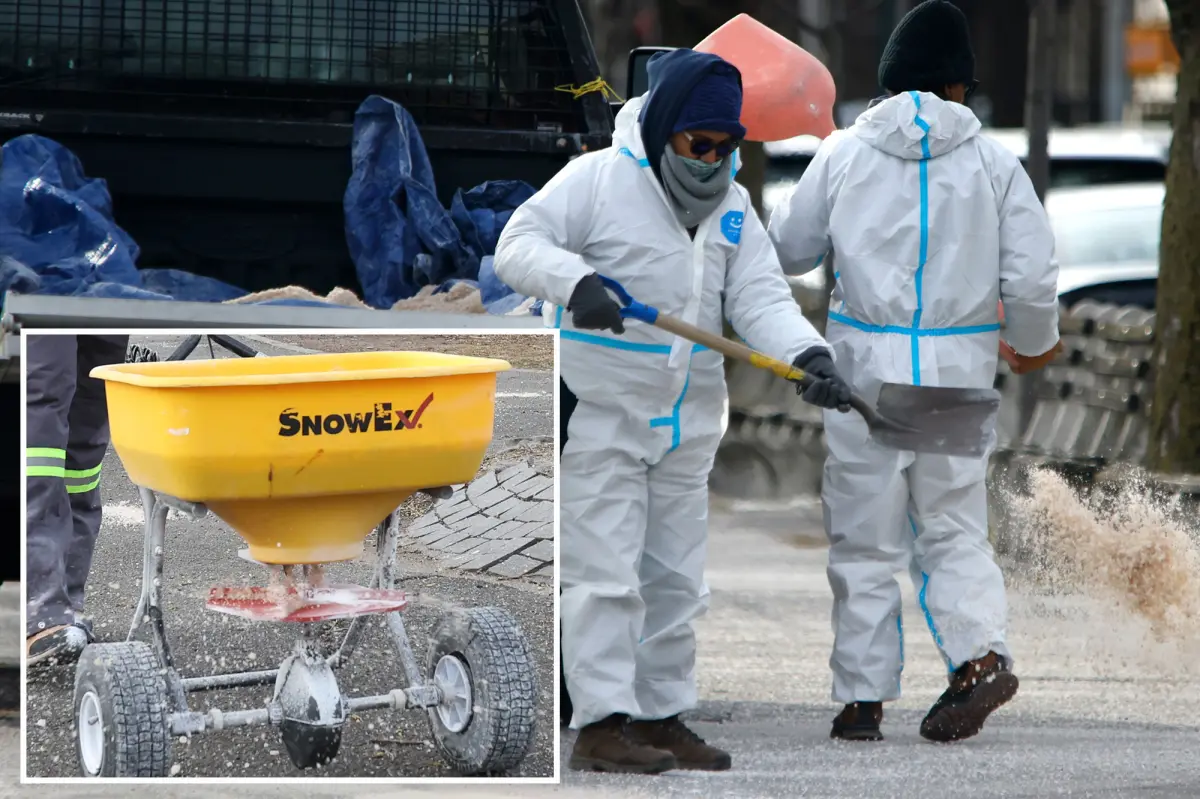 Tri-state region and Midwest deal with salt shortage as they prepare for a snowstorm