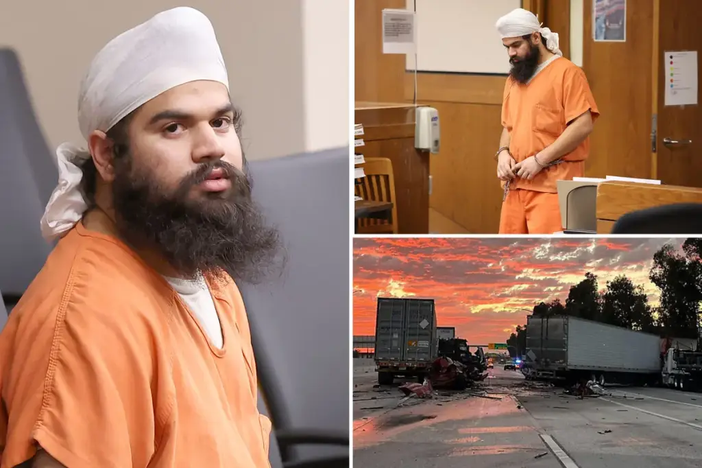 Truck driver, undocumented, charged in deadly accident, appears in court with a turban.