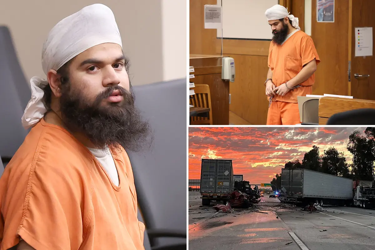 Truck driver, undocumented, charged in deadly accident, appears in court with a turban.