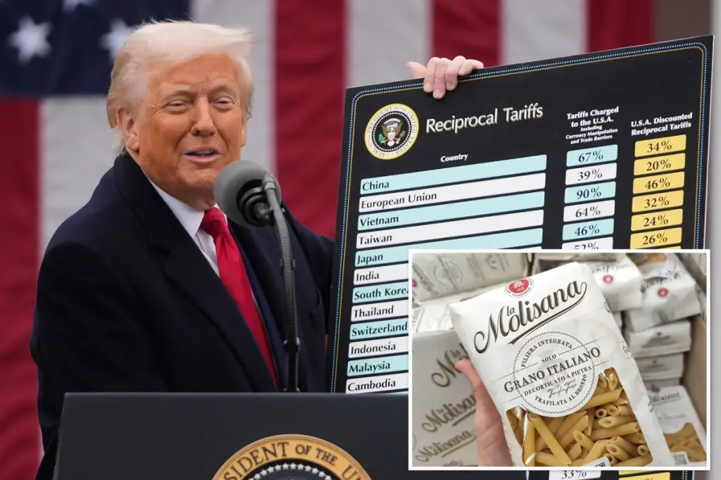 Trump administration plans significant reduction of proposed Italian pasta tariffs